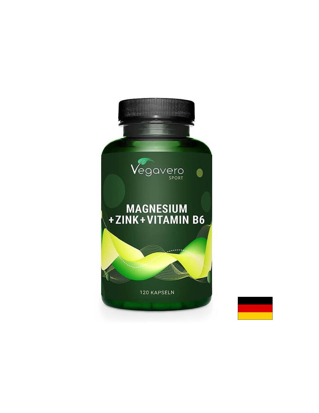 Pour les sports actifs - zinc + magnésium + vitamine B6 - ZMA, 120 capsules
