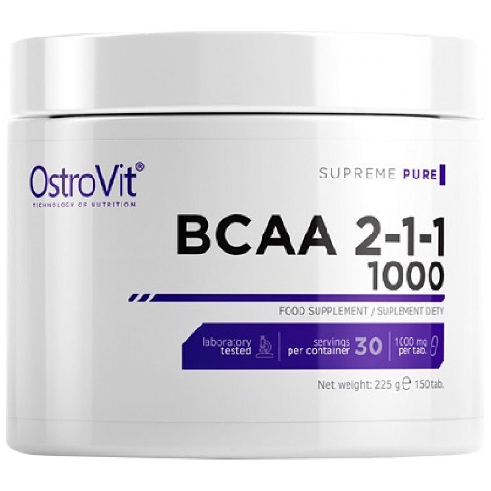 BCAA 2: 1: 1 1000 150 comprimés