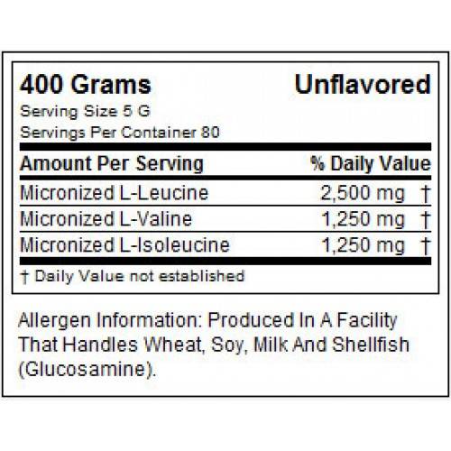 BCAA 2: 1: 1 - 400 grammes