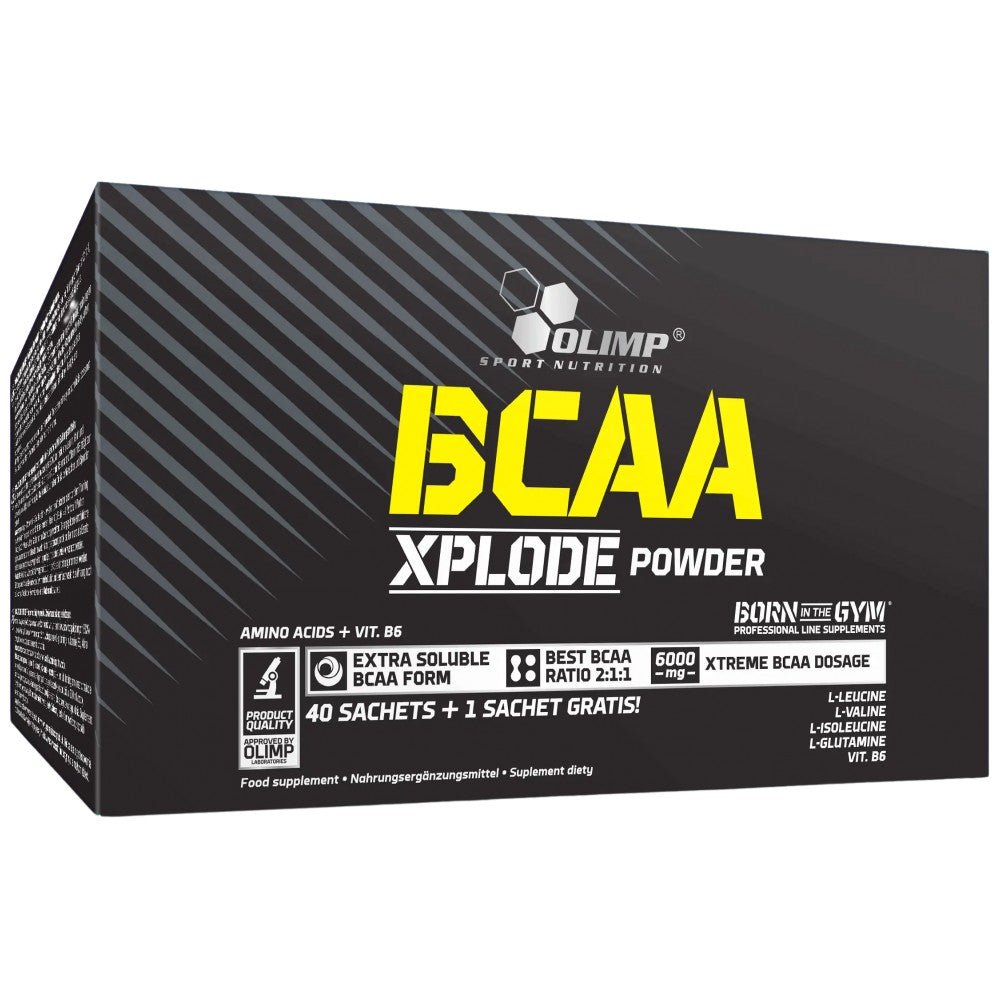 Sachets de poudre BCAA Xplode 40 sachets