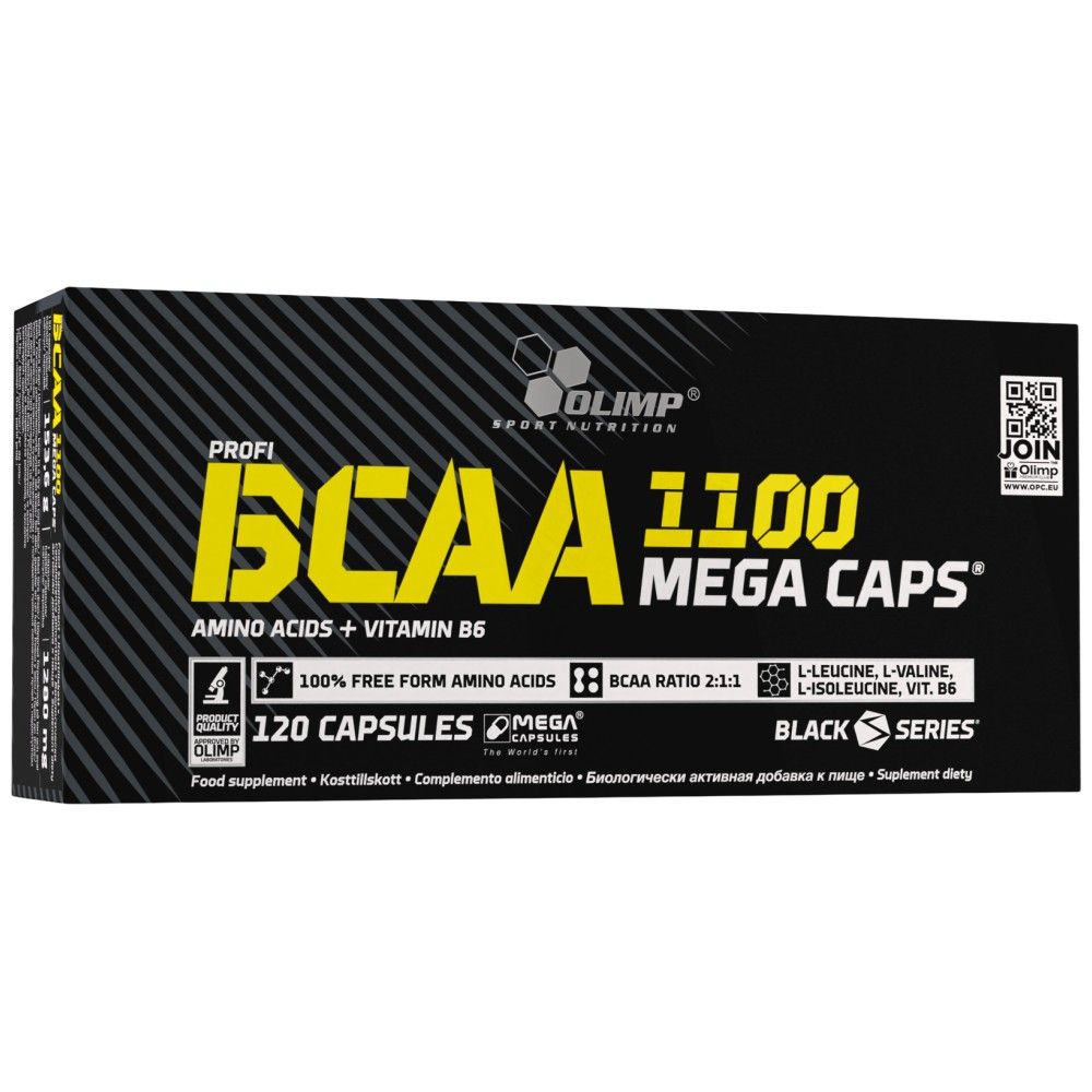 BCAA Mega Caps 1100 - 120 capsules