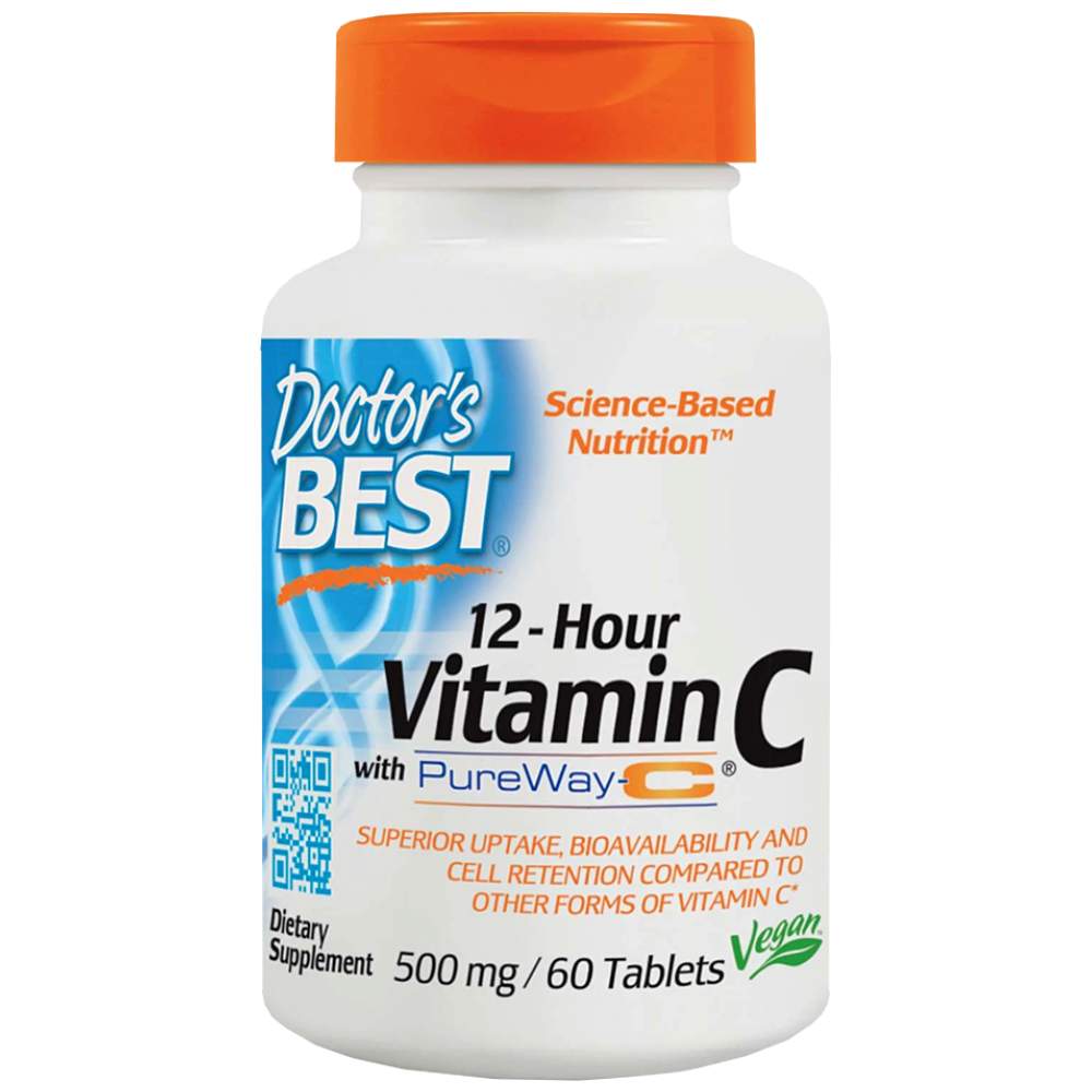Meilleure vitamine C de 12 heures avec Pureway-C - 60 comprimés