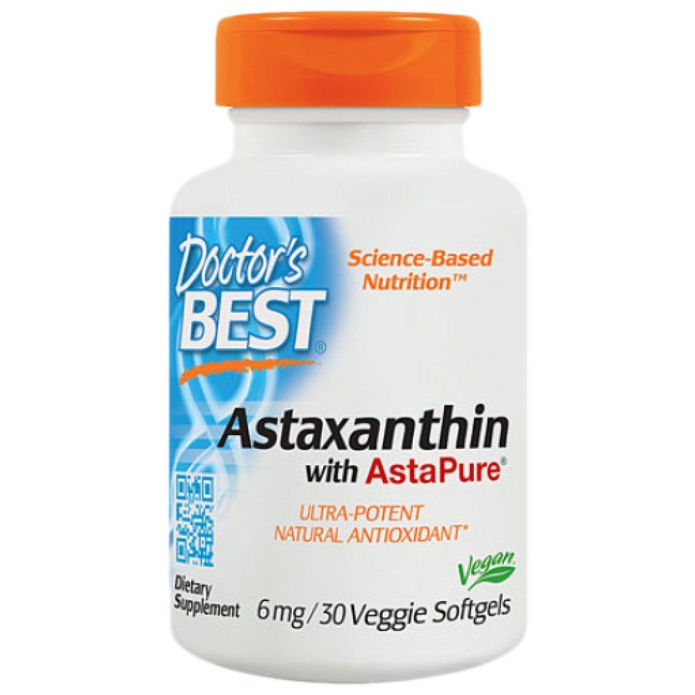 Meilleure astaxanthine 6 mg - 30 capsules de gel