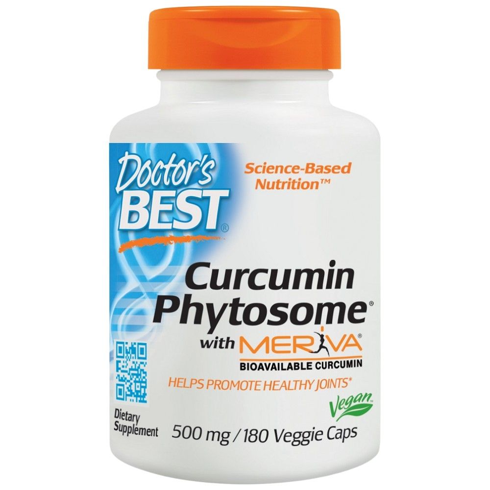 Meilleur phytosome de curcumine 500 mg/avec Meriva - 180 capsules