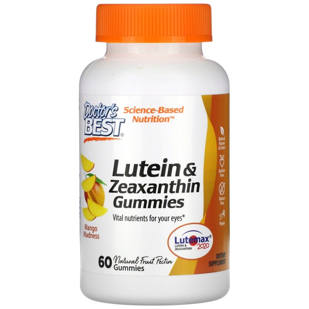 Meilleurs gummies de lutéine et de zeaxanthine - 60 gummies