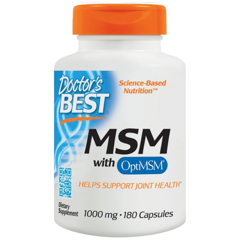Meilleur MSM 1000mg | Avec OptimSm - 180 capsules