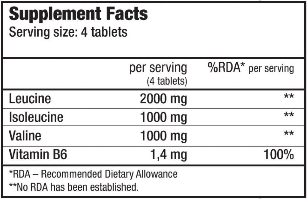 <tc>BioTech USA</tc> BCAA + B6 340 comprimés.