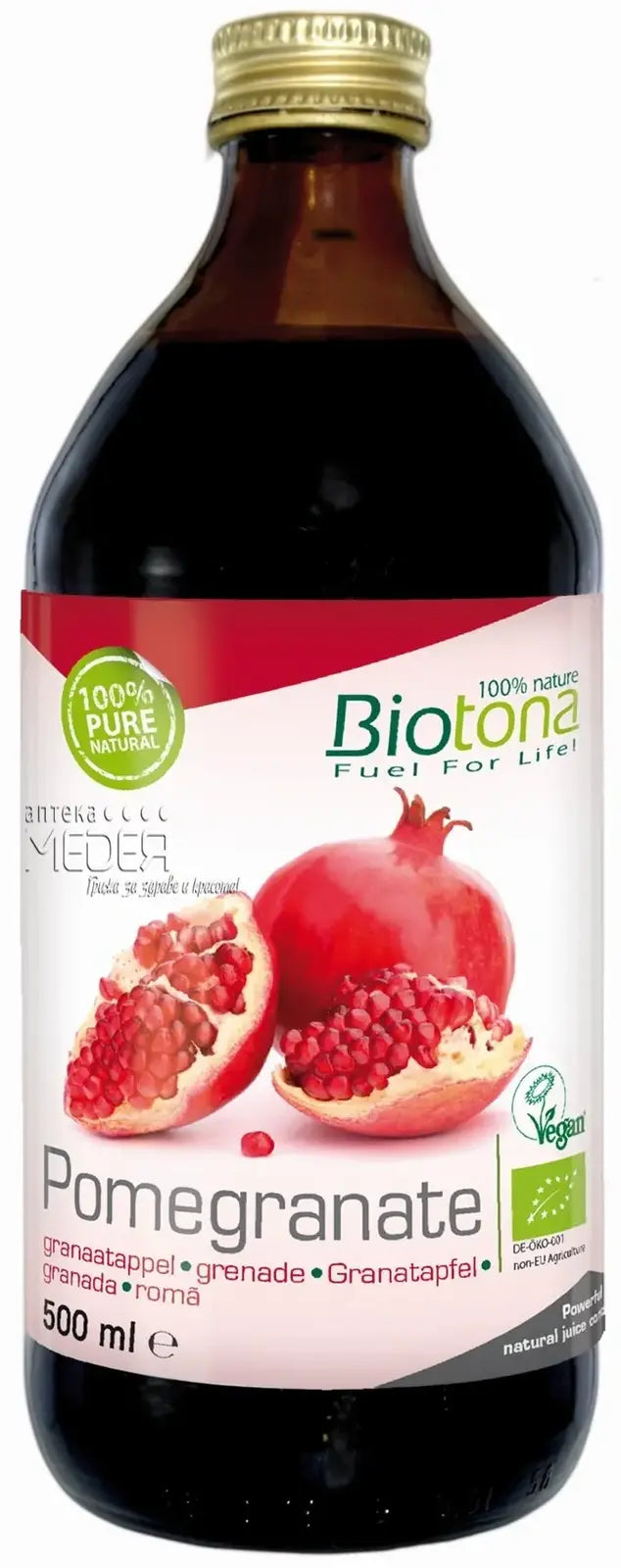 BIOTON | <tc>Biotona</tc> JUS BIO DE GRENADE CONCENTRÉ 500ML
