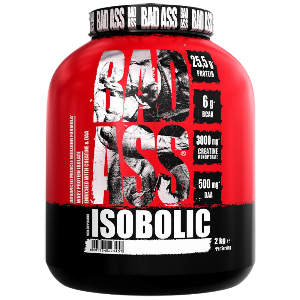 <tc>BAD ASS</tc> Isobolic | Isolat de protéines de lactosérum avec DAA et créatine - 2000 grammes