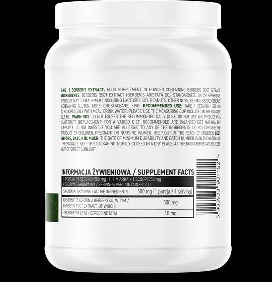 Berberis Extrait Powder/Berberine 100 grammes