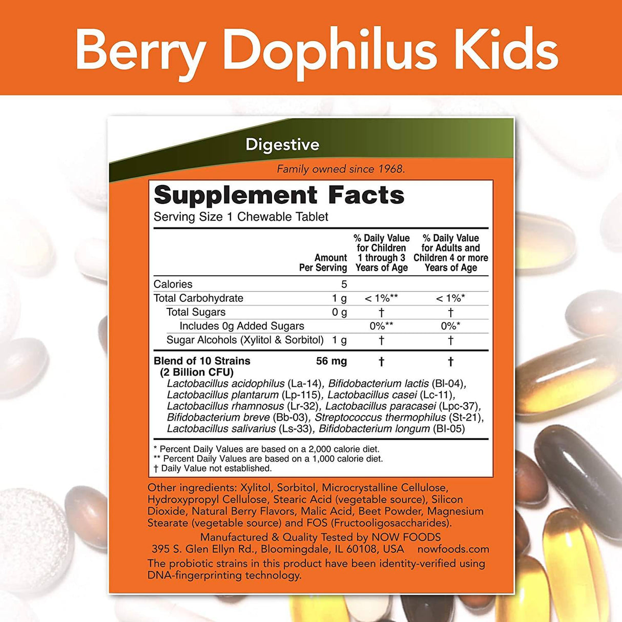 Berrydophilus - 60 comprimés à croquer