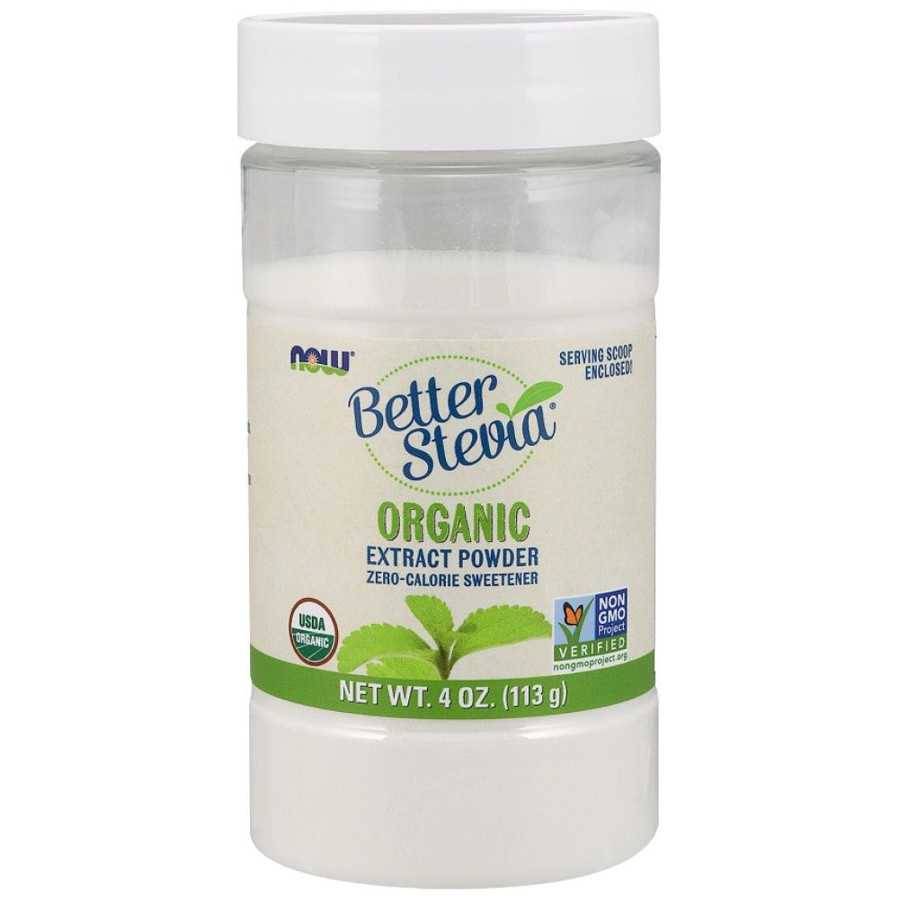 Meilleure poudre d'extrait Stevia® | Organique - 113 grammes