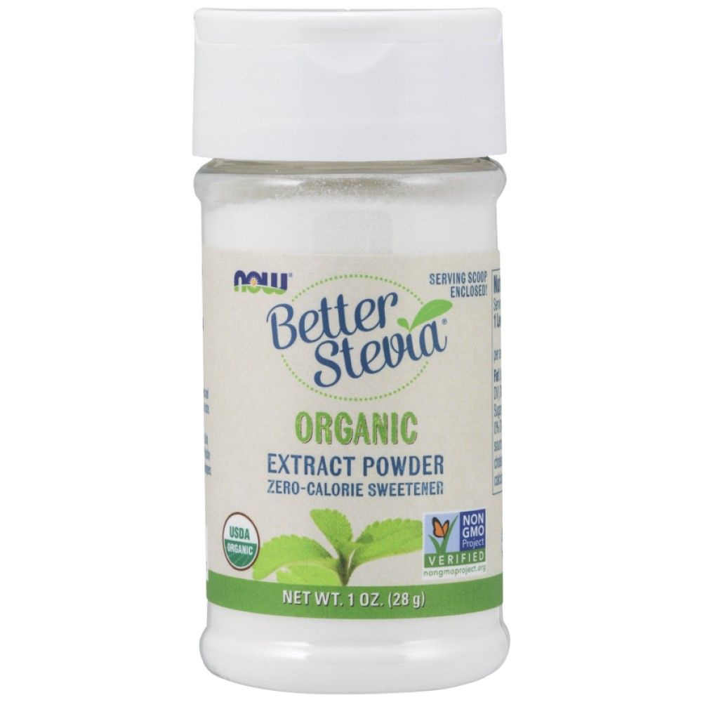 Meilleure poudre d'extrait Stevia® | Organique - 28 grammes