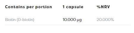 Biotine 10 000 MCG - 60 capsules