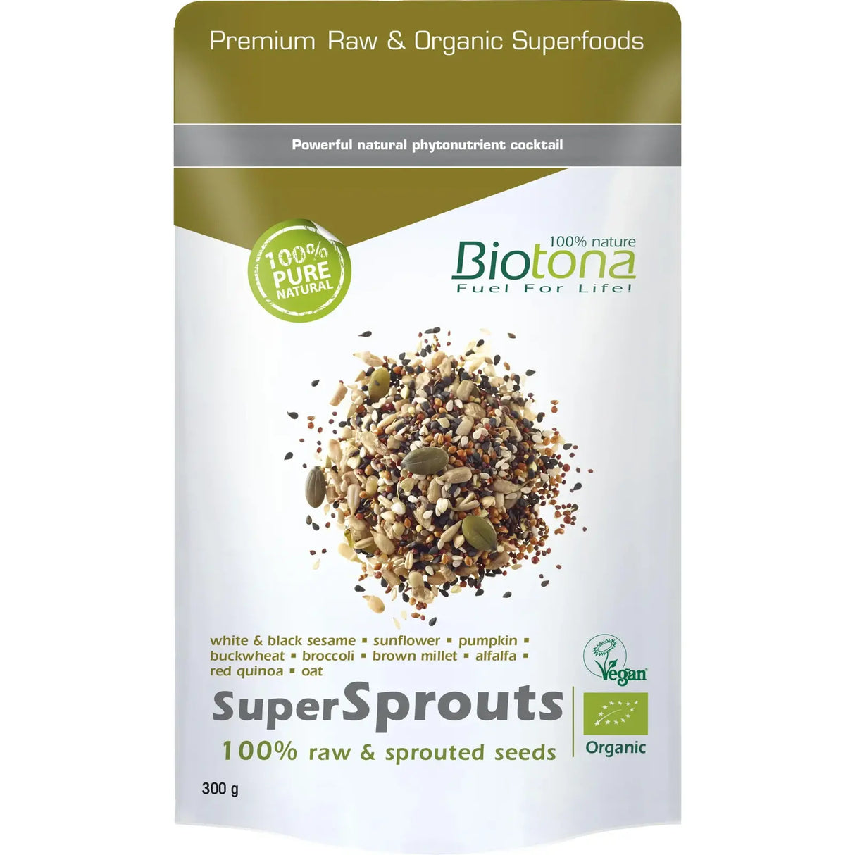 <tc>Biotona</tc> super pousses biologiques 300 grammes.