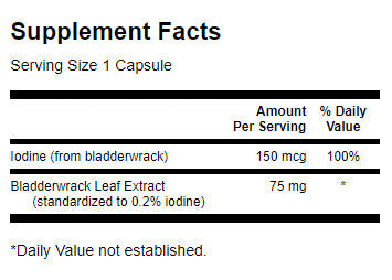 Bladderwrack laisse 75 mg - 60 capsules