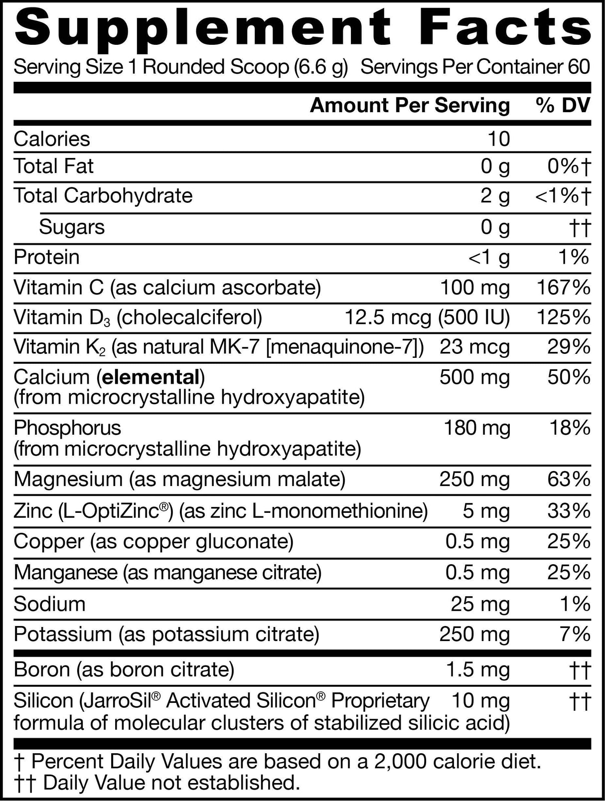 Mélange de boissons en poudre en os de 396 grammes