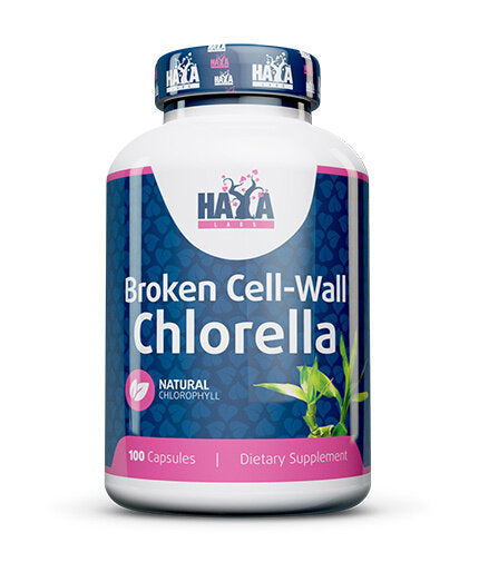 Chlorella de paroi cellulaire cassée 500 mg./100 Caps.