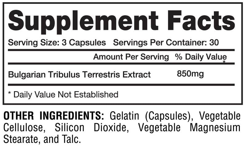 Tribulus bulgare 90% - 90 capsules