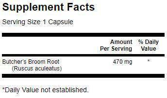 Butcher's Broom 470 mg - 100 capsules