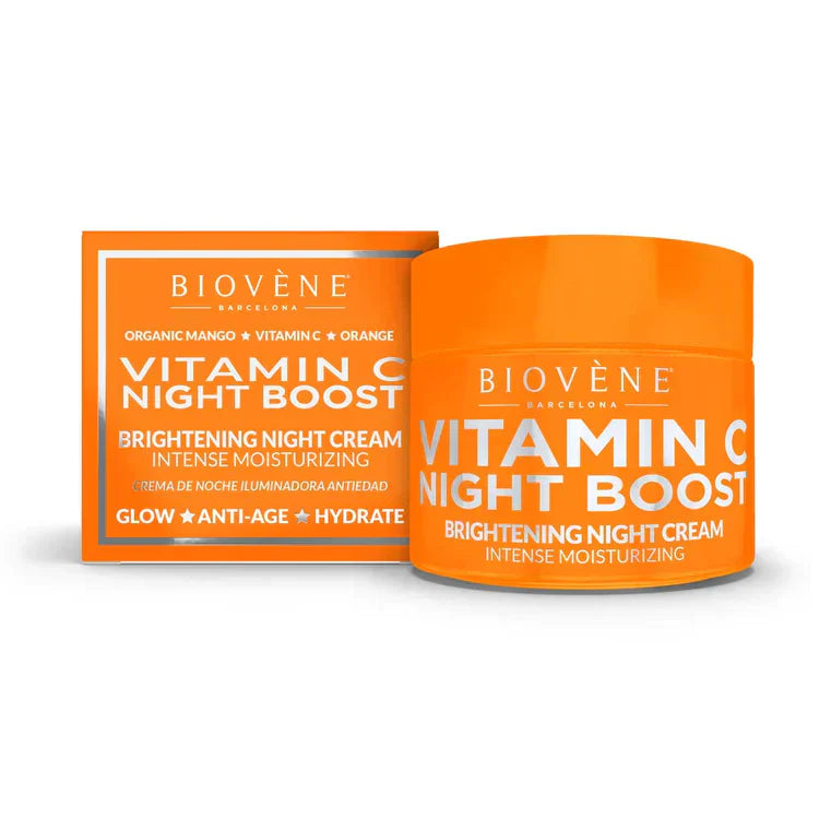 Crème de booster nocturne en vitamine C avec effet anti-âge pour le renouvellement 50 ml