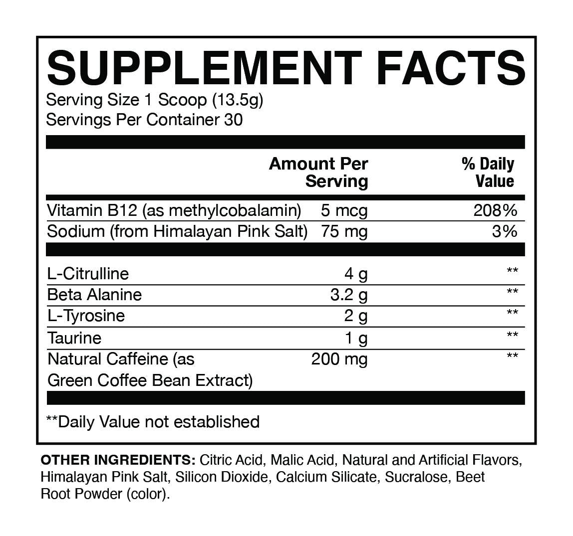 Cbum essentiel pre | avec de la caféine naturelle - 405 grammes