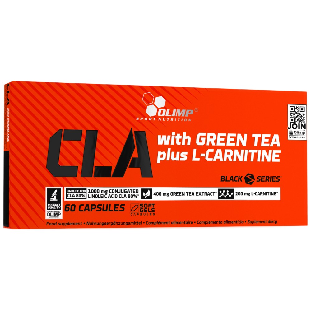 CLA, thé vert plus L-carnitine | Édition sportive - 60 capsules