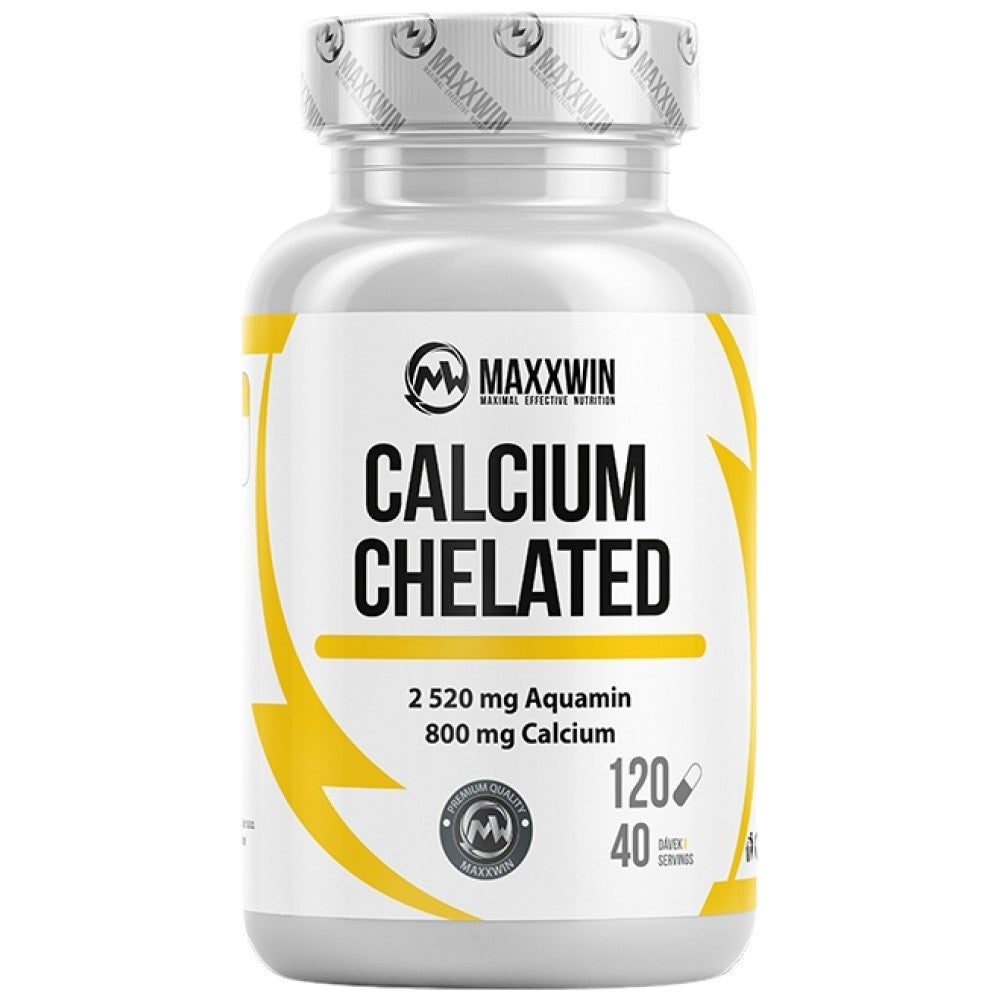 Calcium chélé | avec Aquamin® Sheed Calcium - 120 capsules