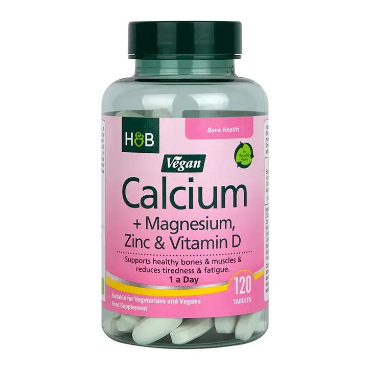 Calcium, magnésium, zinc et vitamine D 120 comprimés végétaliens