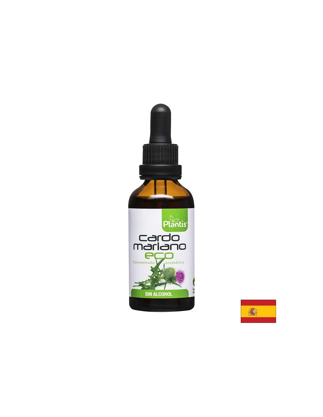 Milk Thistle - pour un foie sain - Cardo Mariano Eco Plantis®, teinture sans alcool, 50 ml