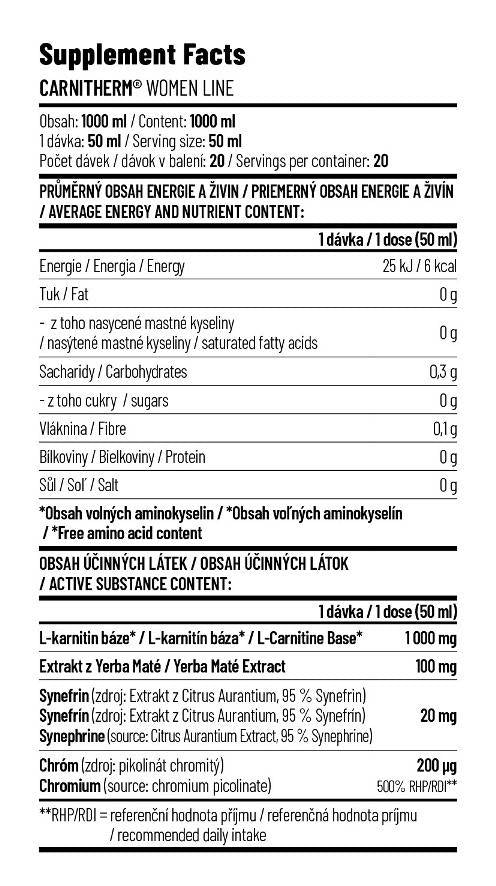 Carnitherm - ligne féminine 1000 ml