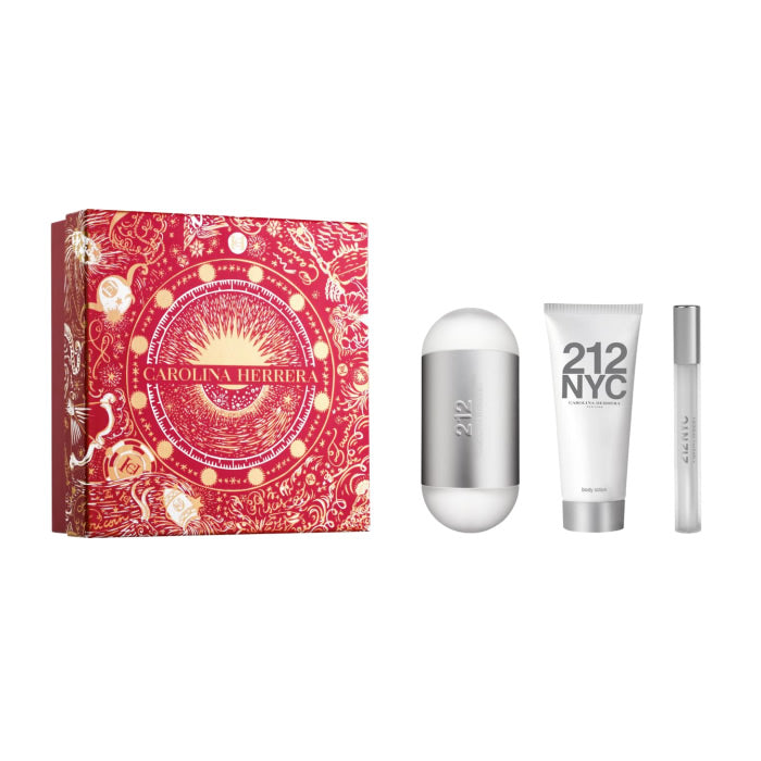<tc>CAROLINA HERRERA</tc> Coffret 3 pièces 212 Nyc Eau de Toilette Vaporisateur 100 ml Noël 2023