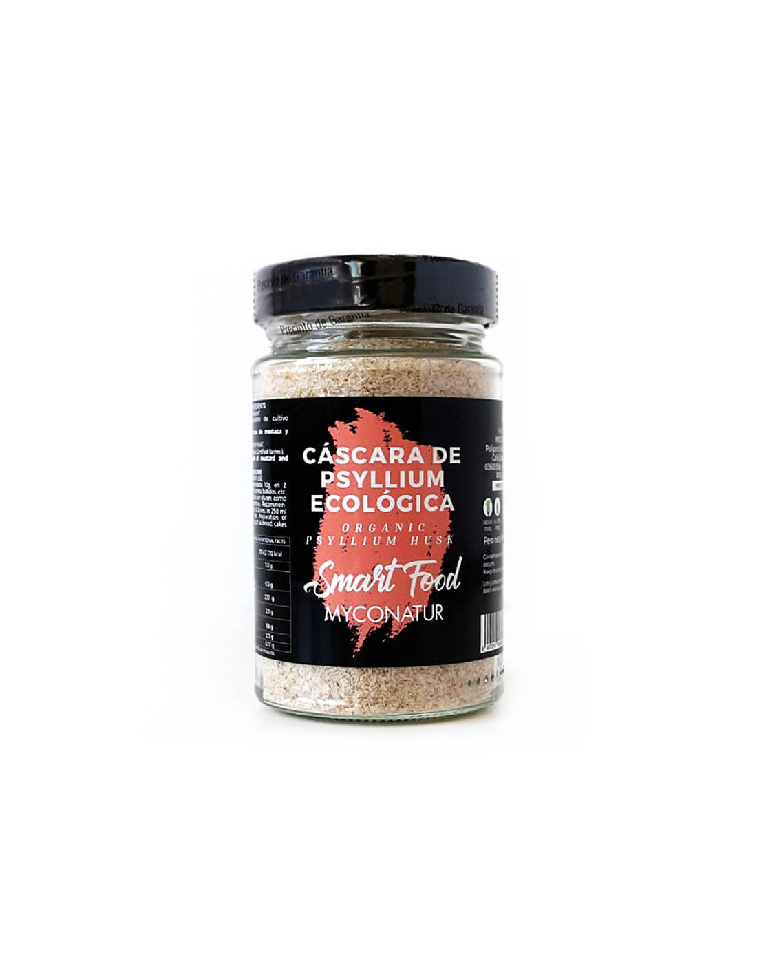 Cascara de psyllium, Bio - Poudre d'enveloppes de psyllium biologique, 120 g <tc>Myconatur</tc>