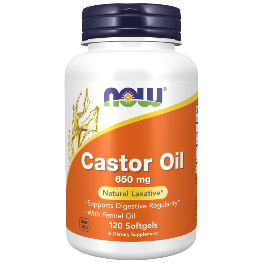 Huile de ricin 650 mg - 120 softgels
