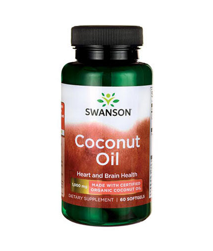 Huile de noix de coco certifiée 1000 mg - 60 capsules de gel
