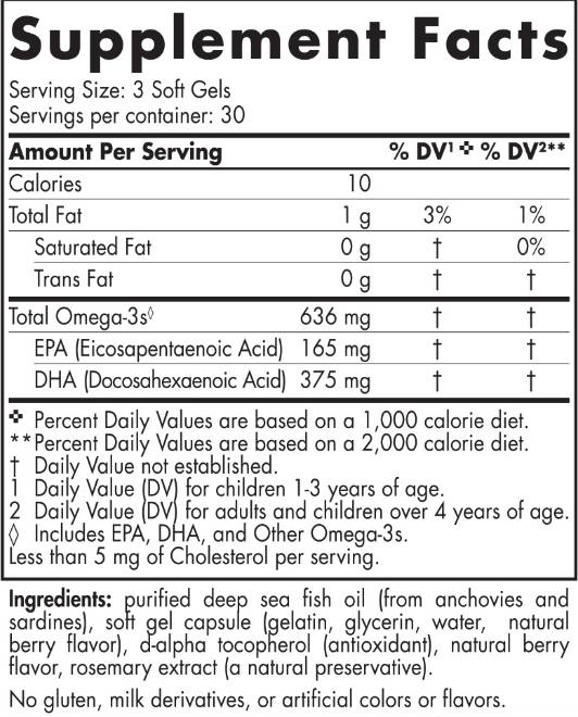 DHA Xtra pour enfants 636 mg - 90 softgels
