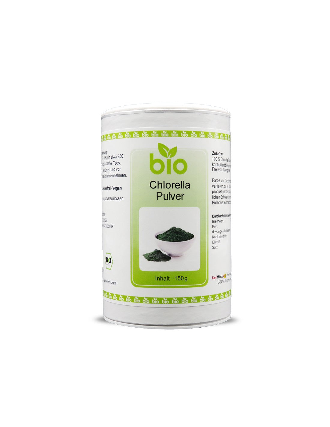 Chlorella Pulver - Poudre de chlorella, 150 g