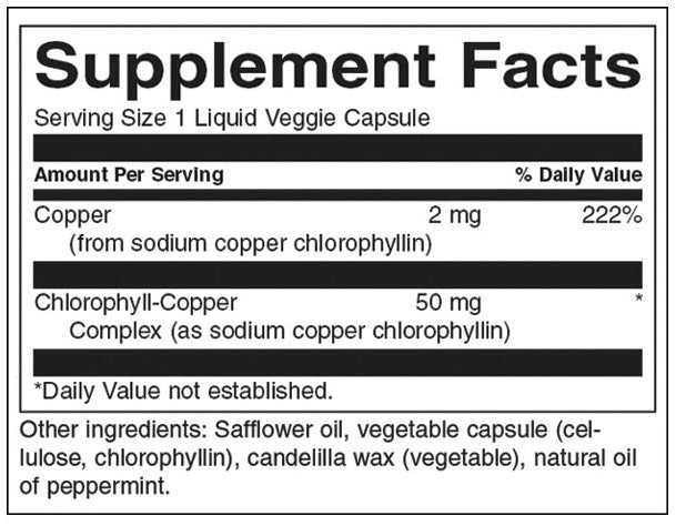 Chlorophylle 104 mg - 90 capsules