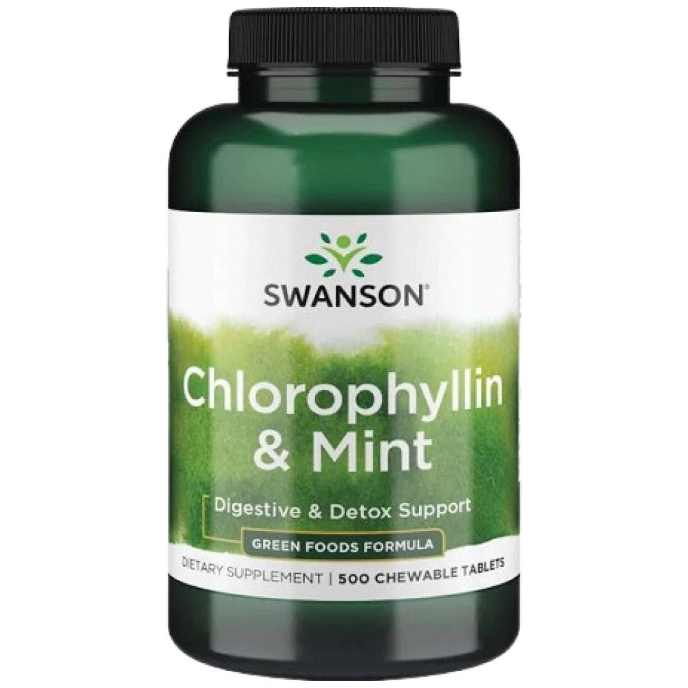 Chlorophylline et comprimés de crochet à la menthe 500