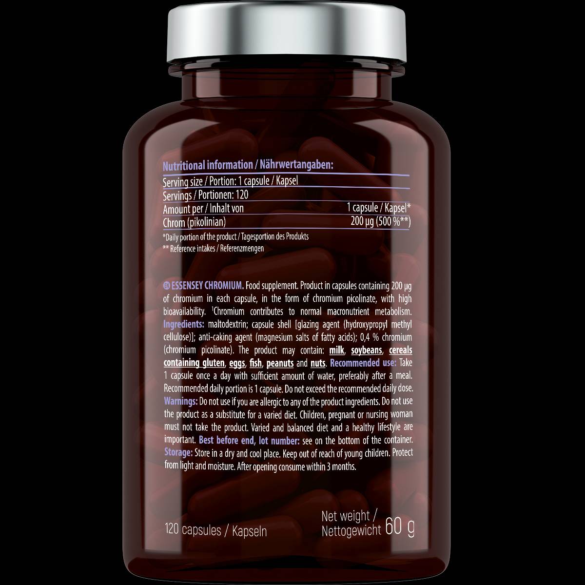 Chrome 200 mcg - 120 capsules
