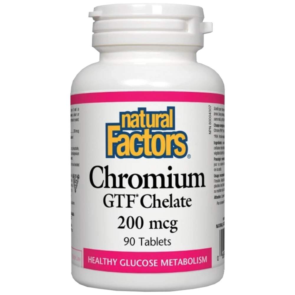 Chrome gtf chélate 200 mcg 90 comprimés