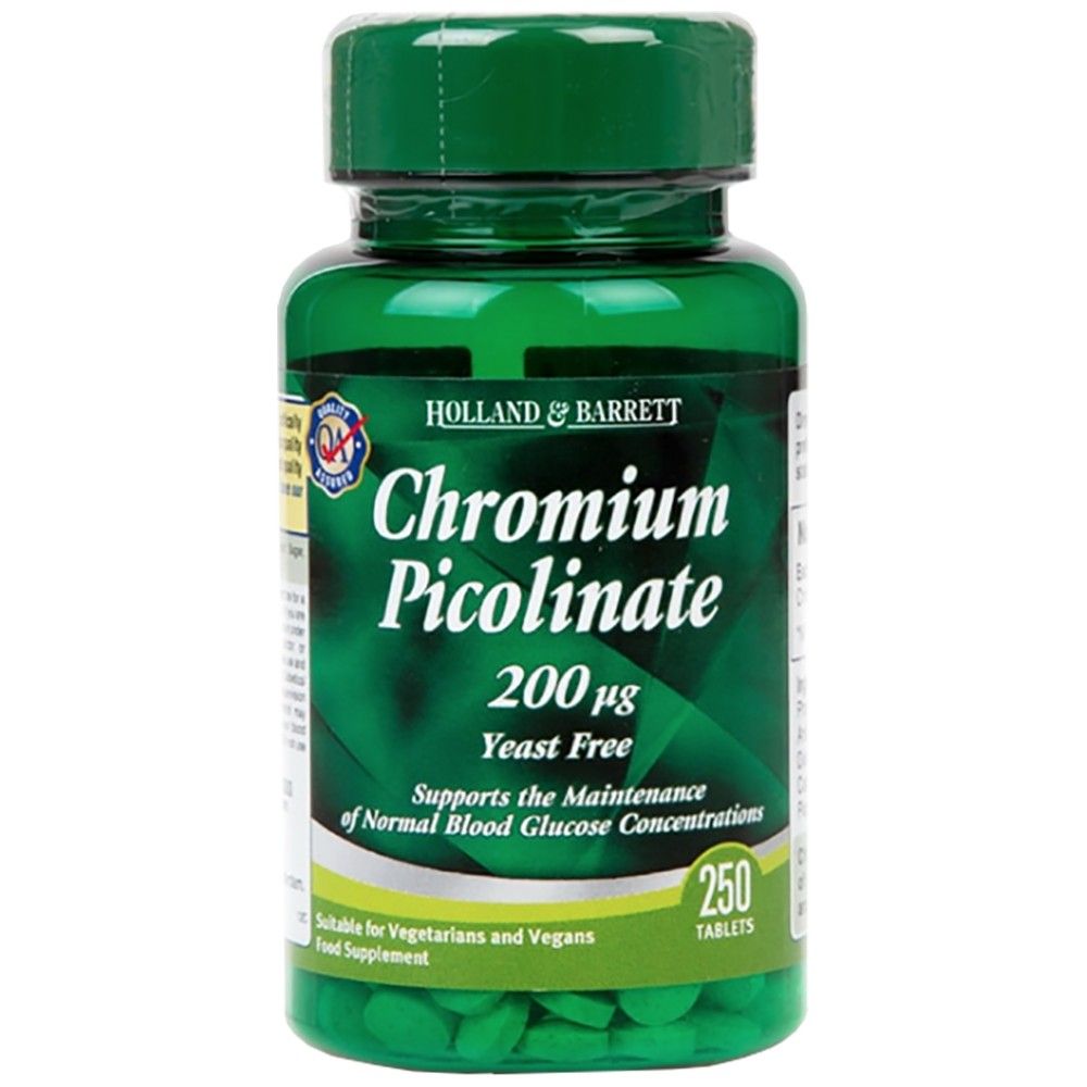 Chrome picolinate 200 mcg - 250 comprimés
