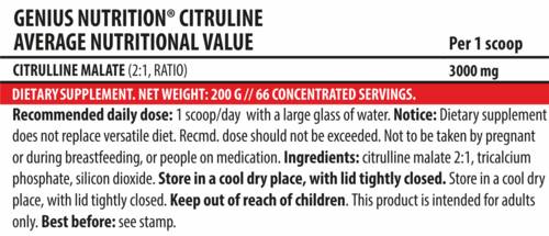 Citrulline 200 grammes