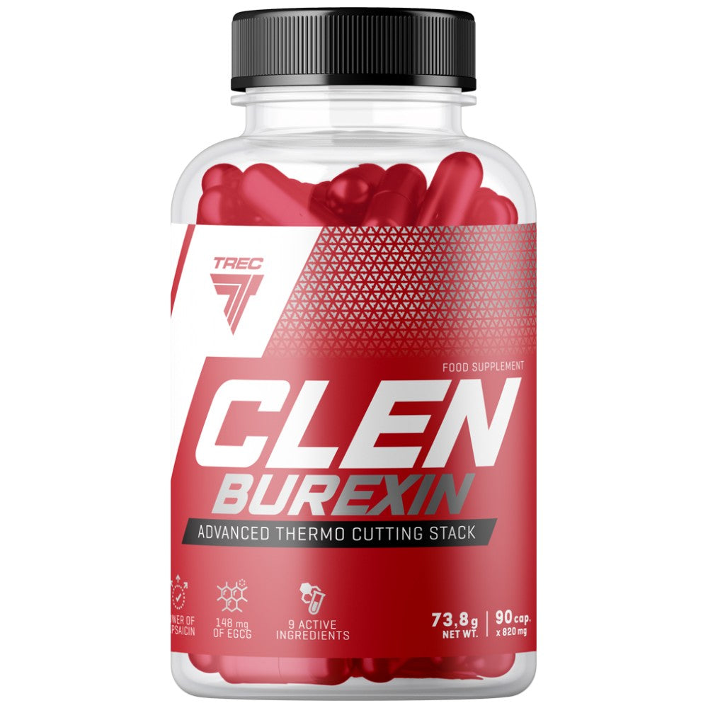 Clenburexin | Brûleur de graisse thermogène - 90 capsules