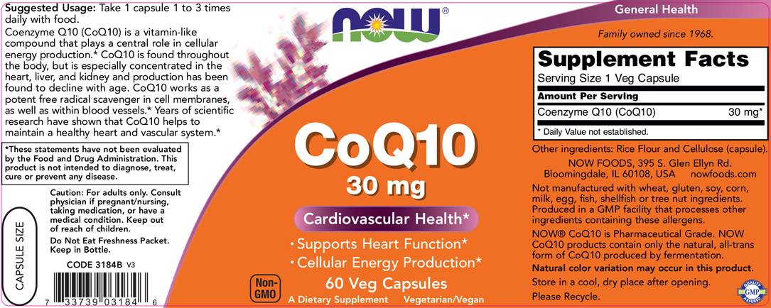 COQ10 30 mg - 60 capsules