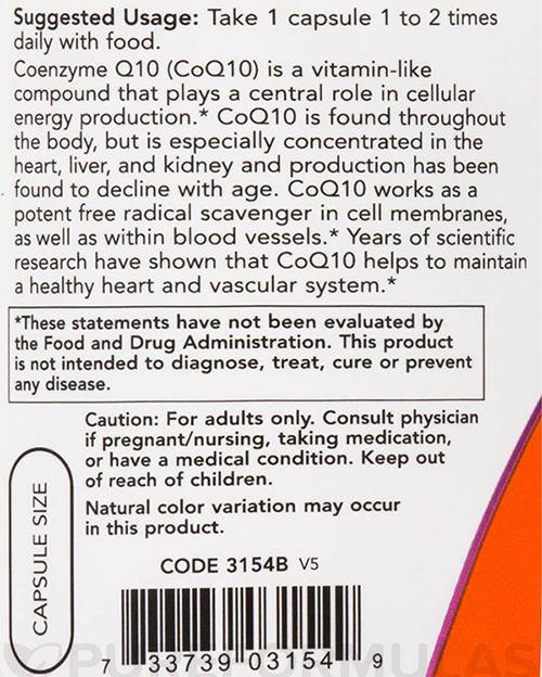 COQ10 60 mg - 60 capsules