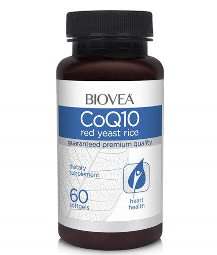 COQ10 60mg et riz de levure rouge/60 softgels