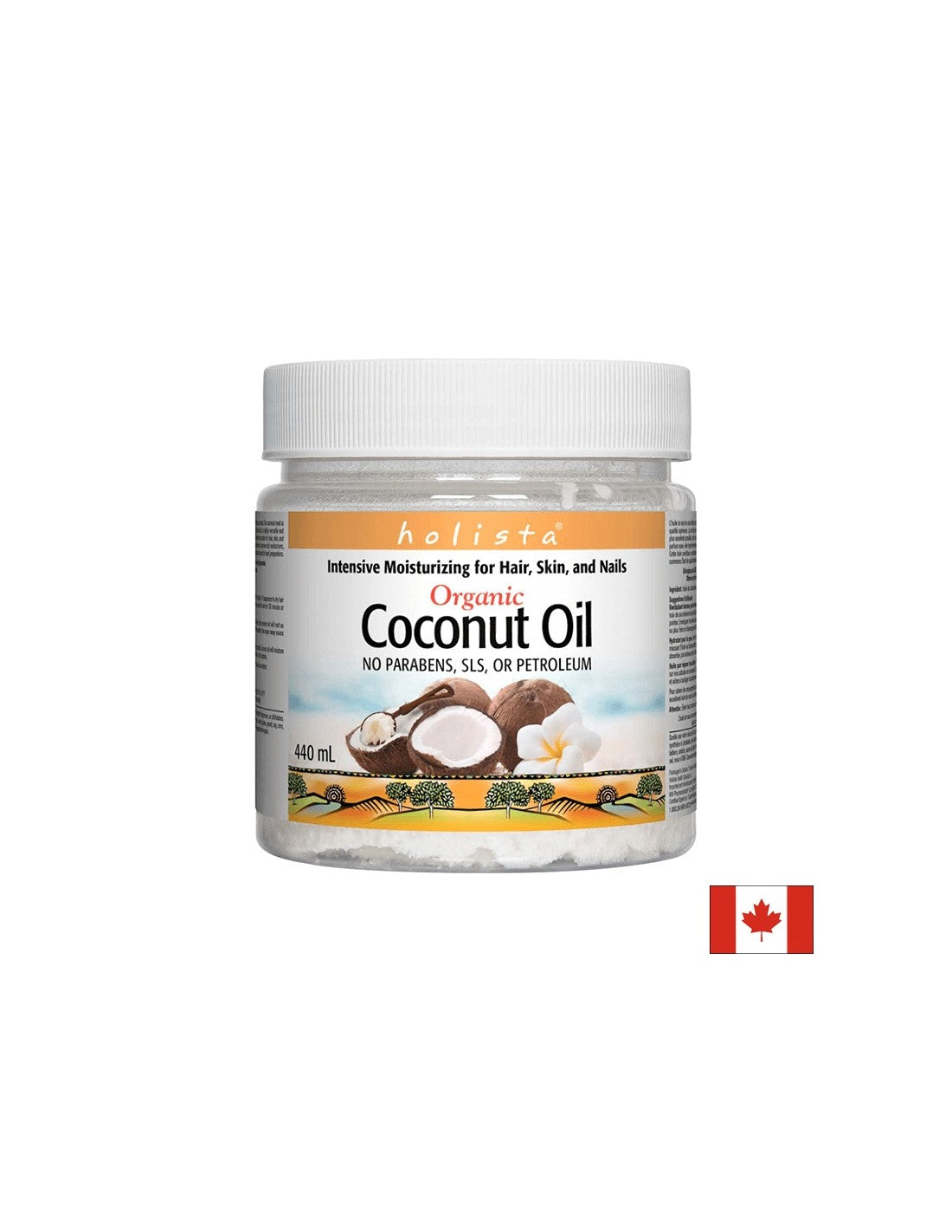 Huile de coco Holista biologique 440 ml - 440 ml