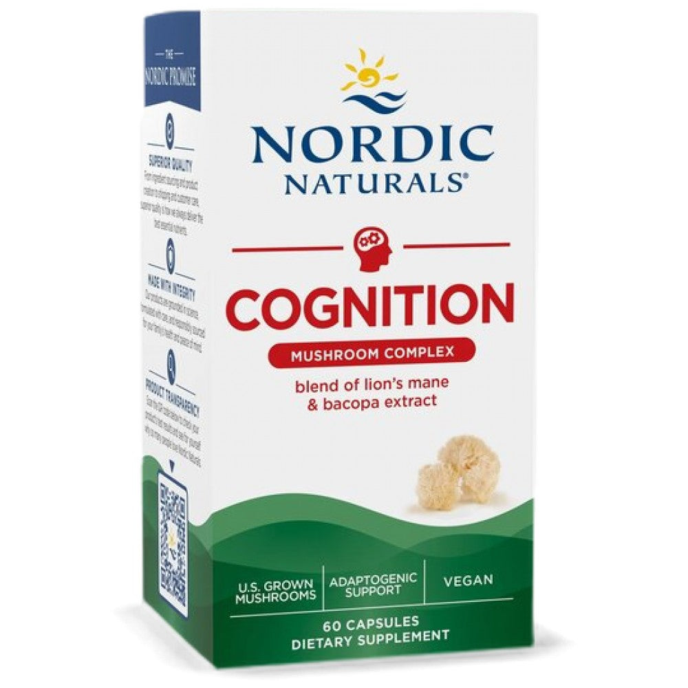 Complexe de champignons cognitifs | avec Lion's Mane & Bacopa - 60 capsules