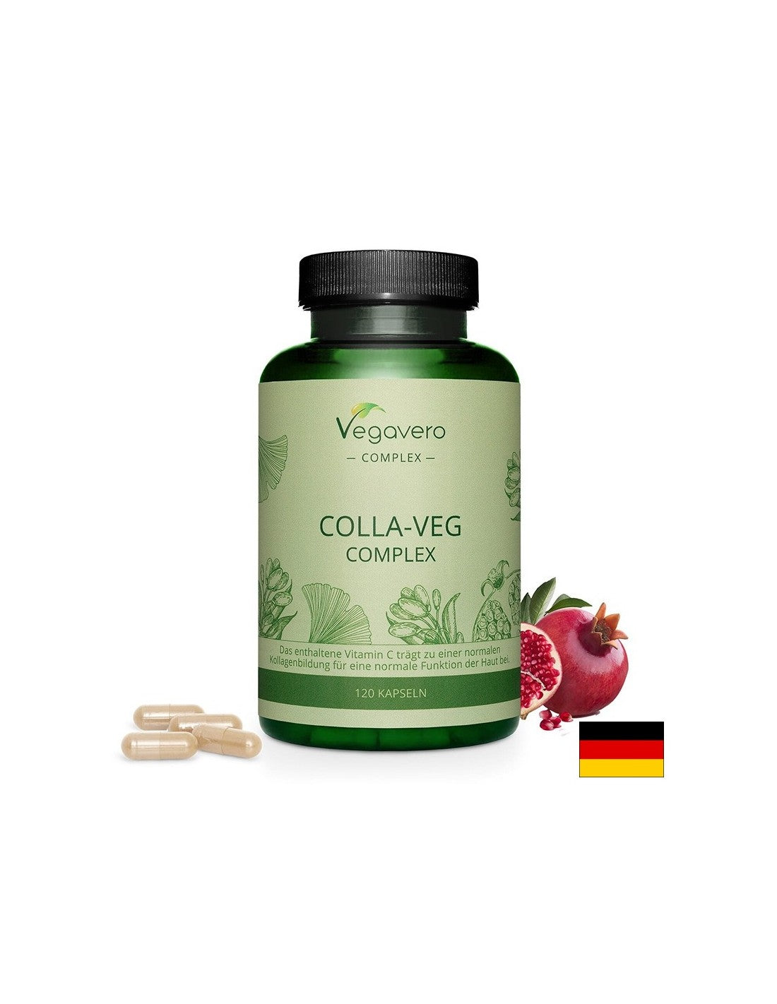 Complexe de collagène végétalien - Colla-Veg Complex Complexe de collagène végétalien, 120 capsules <tc>Vegavero</tc>